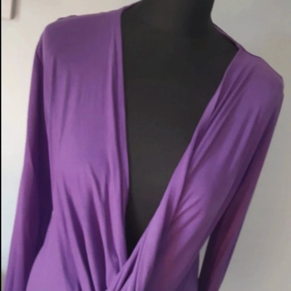 Tahari purple open cardigan BNWT - Picture 1 of 6